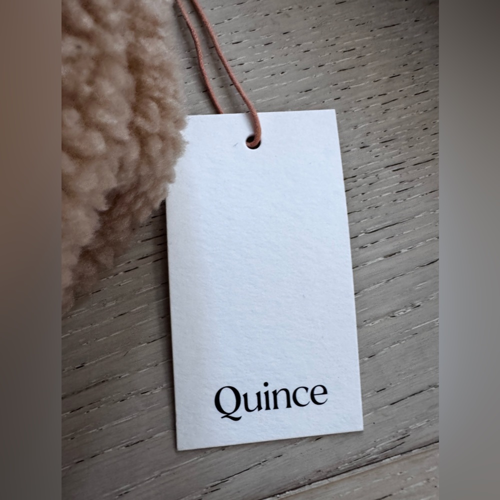 NWT Quince Hooded Sherpa Jacket M - Picture 8 of 9